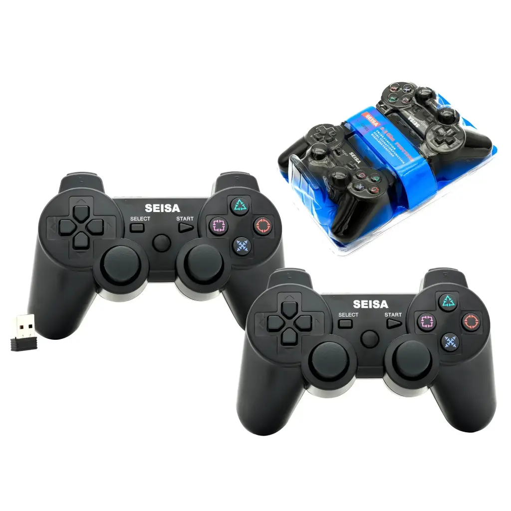 JOYSTICK INALÁMBRICO 2.4GHZ Y BLUETOOTH 2 EN 1 RECARGABLE