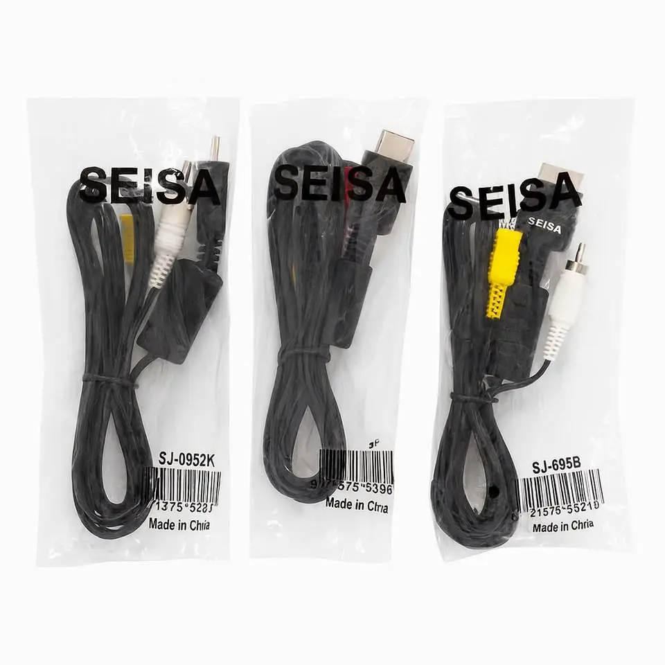  CABLE AUDIO Y VIDEO PARA PS1 PS2 SEISA
