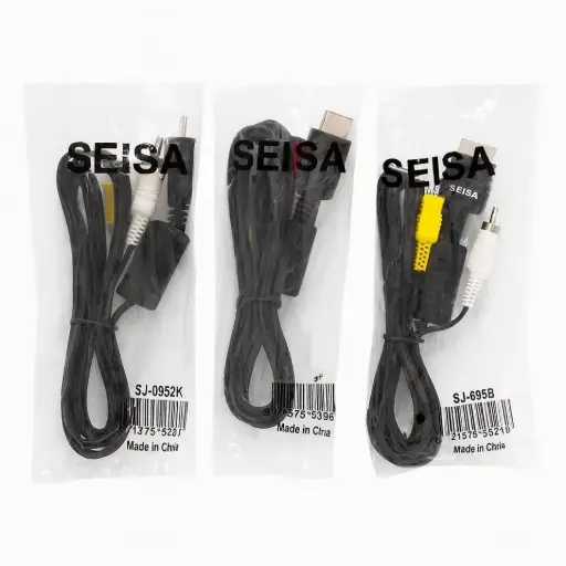  CABLE AUDIO Y VIDEO PARA PS1 PS2 SEISA